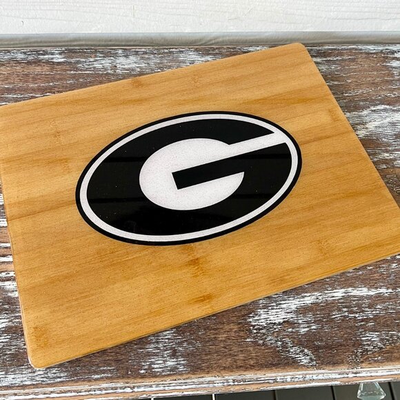 LARGE Georgia Bulldogs Cutting Board Resin Wood Charcuterie Cheese Gift UGA - Picture 4 of 7